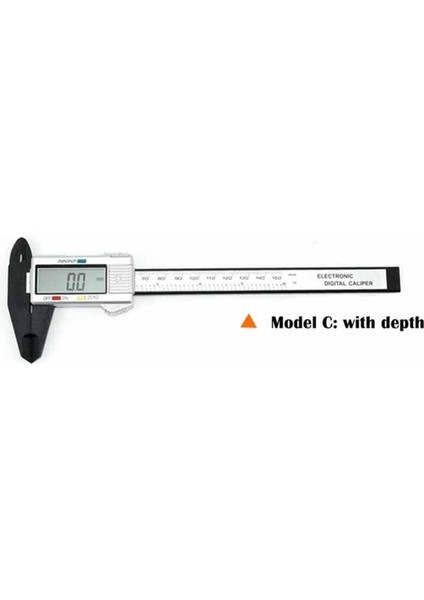 Lamezıa 6 Inç 150MM Caon LCD Dijital Elektronik Sürmeli Kumpaslar Cetvel Pakometre Ölçer Mikrometre Kalınlığı Ölçme Aracı (Yurt Dışından)