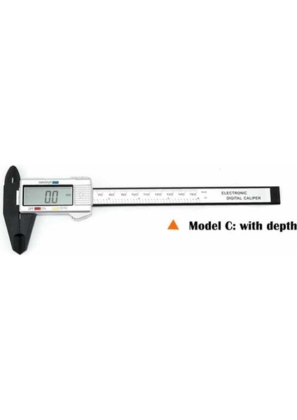 Lamezıa 6 Inç 150MM Caon LCD Dijital Elektronik Sürmeli Kumpaslar Cetvel Pakometre Ölçer Mikrometre Kalınlığı Ölçme Aracı (Yurt Dışından)