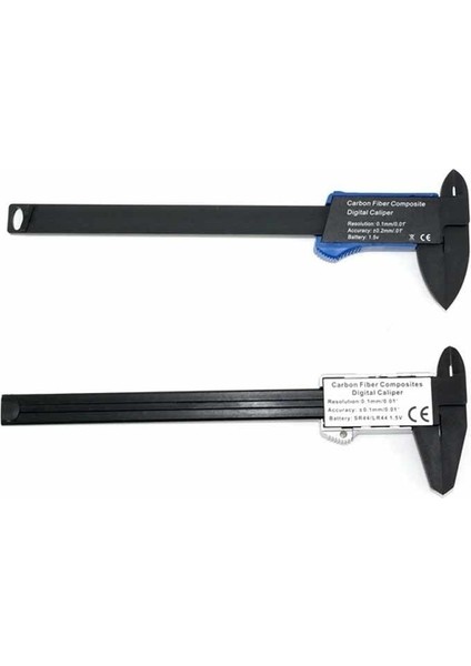 Lamezıa 6 Inç 150MM Caon LCD Dijital Elektronik Sürmeli Kumpaslar Cetvel Pakometre Ölçer Mikrometre Kalınlığı Ölçme Aracı (Yurt Dışından)