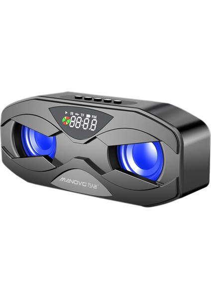 Manovo M5 Kablosuz Bluetooth Hoparlör 6d Çevresel Stereo Hoparlör (Yurt Dışından)