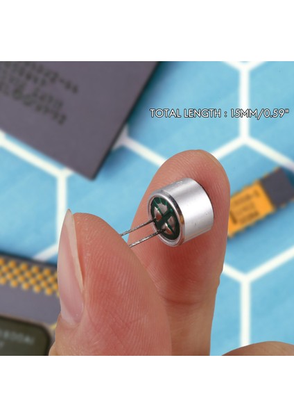 10 Adet 9.7mm x 7mm 2 Pin Mıc Kapsül Elektret Kondansatör Minifon (Yurt Dışından) indirimleri