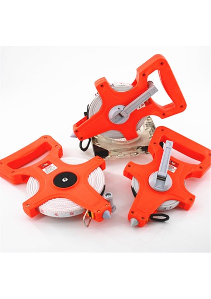 Üreticileri Pvc Fiber Mezura 30M50M100M Taşınabilir Plastik Kırmızı Çerçeve Cetvel Sınır Ötesi El Kranklı Zemine Monte Mezura (Yurt Dışından)