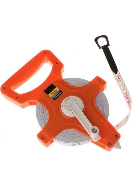 Üreticileri Pvc Fiber Mezura 30M50M100M Taşınabilir Plastik Kırmızı Çerçeve Cetvel Sınır Ötesi El Kranklı Zemine Monte Mezura (Yurt Dışından) fırsatları