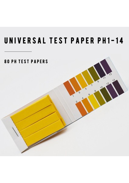 80 Şeritler Ph Test Şeritleri Ph Ölçer Ph Denetleyici 1-14ST Gösterge Turnusol Test Cihazı Kağıt Kirlenme Kiti Tükürük Test Araçları Şeritler (Yurt Dışından) modelleri