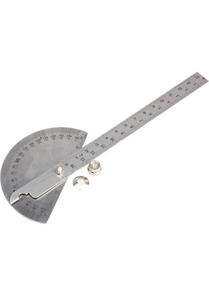 Açı Bulucu Kolları Iletki 0-180 Derece Paslanmaz Çelik Açıölçer Cetvel 14 cm Açı Aracı (Yurt Dışından) fiyatları