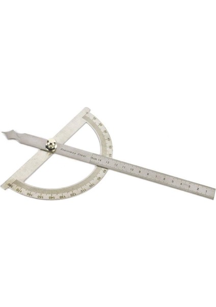 Açı Bulucu Kolları Iletki 0-180 Derece Paslanmaz Çelik Açıölçer Cetvel 14 cm Açı Aracı (Yurt Dışından) fırsatları