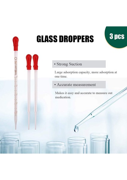 Cam Dereceli Ölçüm Silindirleri Seti, 3 Pipet + 2 Fırça + 1 Karıştırma Çubuğu ile Premium Borosilikat Silindir Seti (Yurt Dışından) modelleri