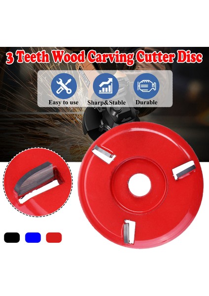 Geleneksel 3 Diş Güç Ahşap Oyma Kesici Disk Freze Ataşmanı Fit Açı Öğütücü Aracı (Yurt Dışından) fiyatları