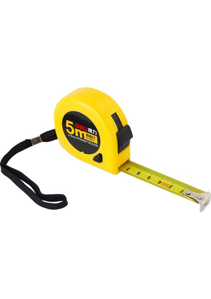 Orijinal Deli 8203 5m Metre Çelik Mezura 8203 Pratik Cetvel Çizim Çizim Aracı 5m Mezura (Yurt Dışından) modelleri