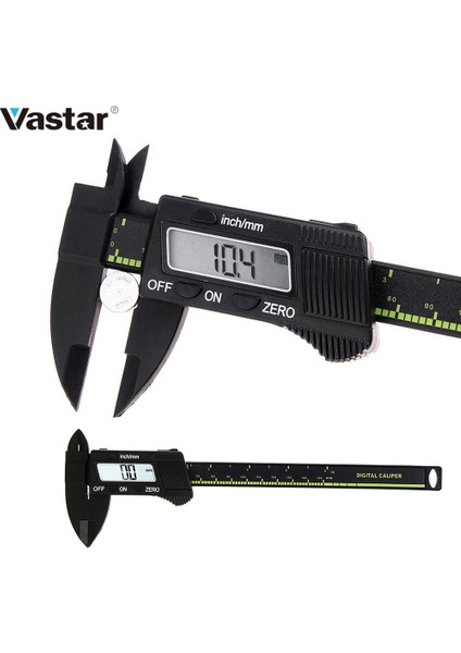 Vastar 150MM Elektronik Dijital 6 Inç Plastik Sürmeli Kumpas Ölçer Mikrometre Kaliperleri Ölçüm Instenti (Yurt Dışından) fırsatları