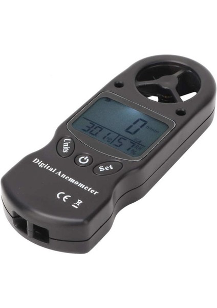 3'ü 1 Arada Mini El Dijital Rüzgar Hızı Ölçer Anemometre Termometre Higrometre (Yurt Dışından)