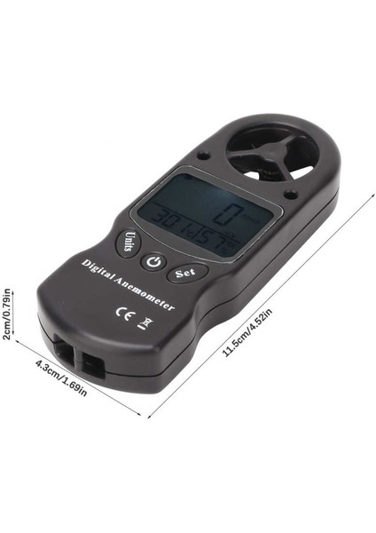 3'ü 1 Arada Mini El Dijital Rüzgar Hızı Ölçer Anemometre Termometre Higrometre (Yurt Dışından) fırsatları