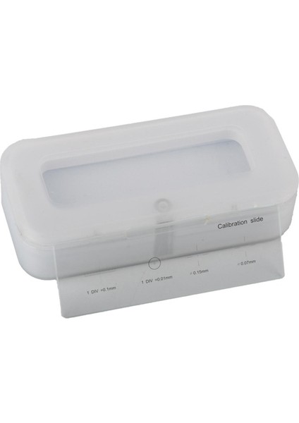 0.01MM Mikroskop Slaytları Reticle Kalibrasyon Slayt Cetvel Çapraz Çok Fonksiyonlu Mikroskop Kalibrasyon Cetveli Sahne Mikrometresi (Yurt Dışından)