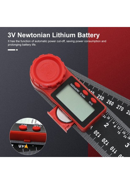 Dijital Elektronik Açı Ölçer Cetvel Iletki Inklinometre Gonyometresi (Yurt Dışından) indirimleri