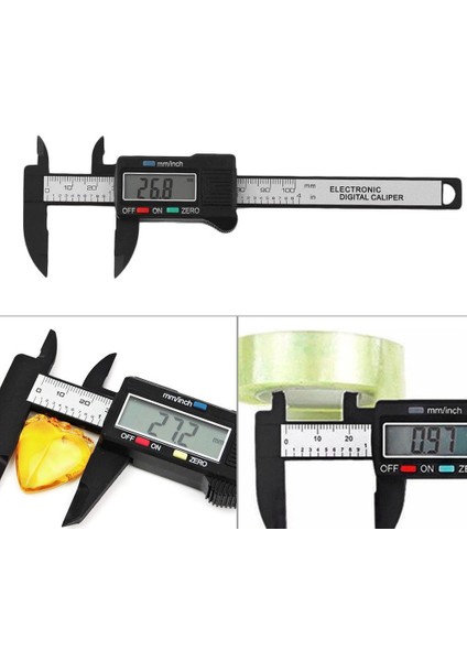 Dijital Kumpas 0-100MM/0,2MM Karbon Fiber Kompozitler mm ve Inç (Yurt Dışından) modelleri