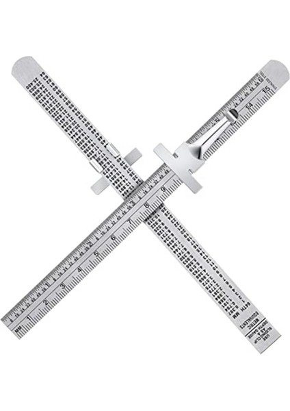 Inç 15 cm Cep Cetvel Paslanmaz Çelik Cetvel Ayrılabilir Klip Çelik Cep Klip Ölçeği Ölçer Cetvel Metrik Ingiliz Systemb (Yurt Dışından)