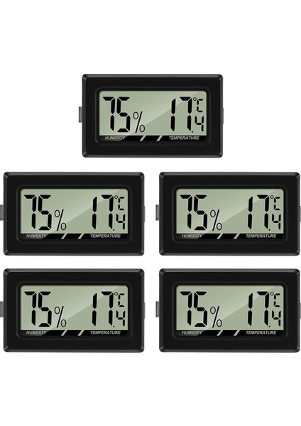 Mini Higrometre LCD Dijital Kapalı Termo-Higrometre Nem Ölçer Ofis Bebek Oturma Odası Akvaryum Için (Yurt Dışından)