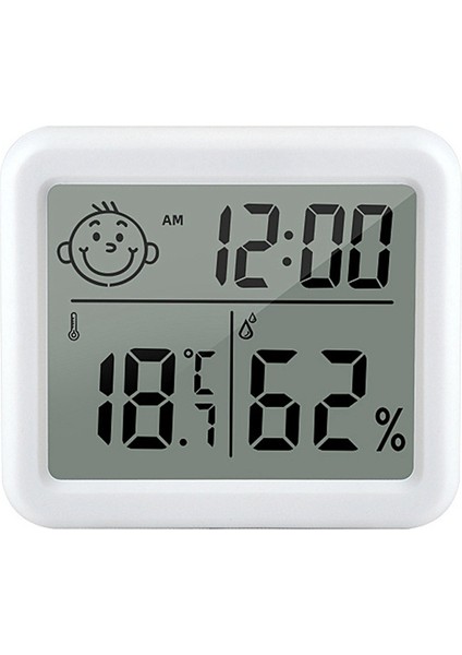 Ultra Ince Dijital Termometre Ölçer Otomatik Elektronik Nem Monitörü Çalar Saat LCD Kapalı Kuru Higrometre (Yurt Dışından) fiyatları