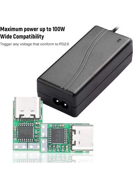 Usb-C Pd2.0/3.0 - Dc Dönüştürücü Besleme Modülü (Yurt Dışından)