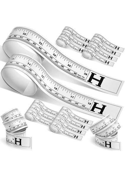 16 Adet Yapışkanlı Mezura Metrik Mezura Yapışkan Ölçüm (Yurt Dışından)