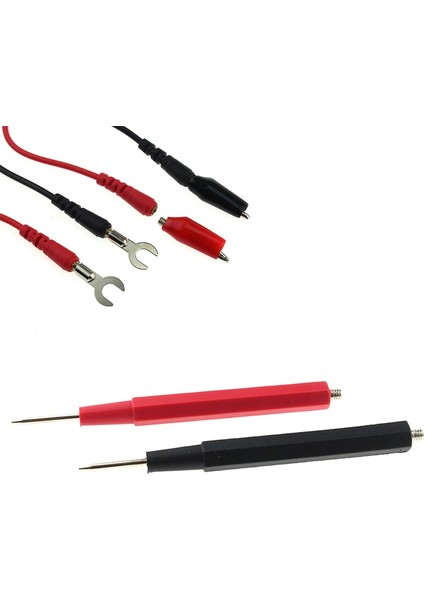 Aneng 2 Takım Aksesuarları: 1 Takım Dijital Multimetre Probu Test Ucu Kablosu ve 1 Takım Smd Çip Bileşeni Lcr Test Aracı Multimetre Test Cihazı Metre Kalem Probu Kablosu (Yurt Dışından) fırsatları