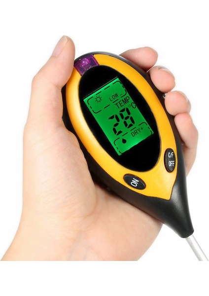 In1 LCD Dijital Ph Test Cihazı Nem Sıcaklığı Güneş Işığı Toprak Ölçer Bitkiler (Yurt Dışından) fırsatları
