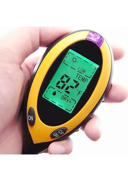 In1 LCD Dijital Ph Test Cihazı Nem Sıcaklığı Güneş Işığı Toprak Ölçer Bitkiler (Yurt Dışından) indirimleri