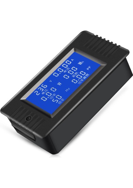 Yeni Ac 6ın1 220V 100A Tek Fazlı Dijital Panel Amp Volt Akım Ölçer Watt Kwh Faktörü Ölçer Bobin Ct ile (Yurt Dışından)