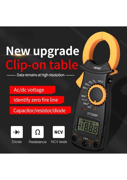 Bochang Aneng DT3266F Mini Dijital Kelepçe Multimetre (Yurt Dışından) modelleri