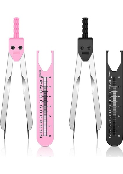 Adet Ekg Kaliper Ekg Kaliperleri Cetvel ile Ölçme Aracı Elektrokardiyogram Çizim Bölücü Hemşirelik Için, Siyah ve Pembe (Yurt Dışından) fiyatları