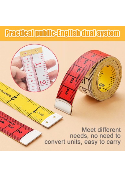 1.5 M Renkli Yumuşak Mezura Konfeksiyon Ölçüm Cetveli Ölçeği Vücut Ölçüm Cetveli Dikiş Çift Taraflı Düz Cetvel Bandı 1 Rulo (Yurt Dışından) fiyatları