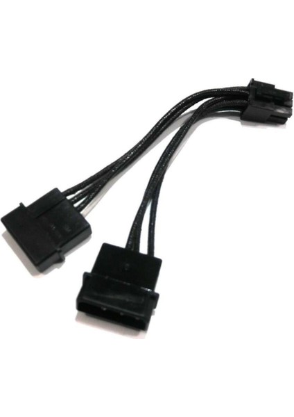 Ekran Kartı Için Çift Molex 4-Pin'den 6 Pin'e Pcı-E Adaptör Kabloları (Yurt Dışından)