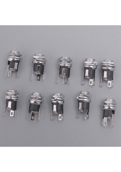 10 Adet Dc Besleme Jak Soketi Dişi Panel Montaj Konnektörü 5.5x2.1mm (Yurt Dışından) fırsatları