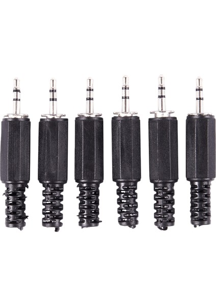 Adet 2.5mm Stereo Erkek Fiş Jakı Dıy Lehim Kulaklık Konektörü (Yurt Dışından)