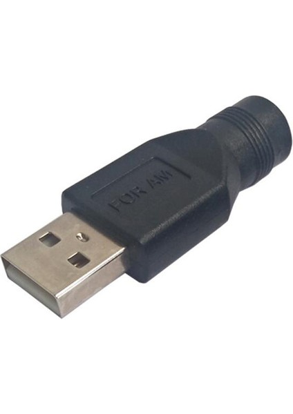 【ayak Kanepe】dişi Jack - USB 2.0 Erkek Fiş Dişi Jack 5V Dc Güç Konektörü Adaptörü Dizüstü Bilgisayar Için 5.5*2.1mm Siyah Renk (Yurt Dışından) fiyatları
