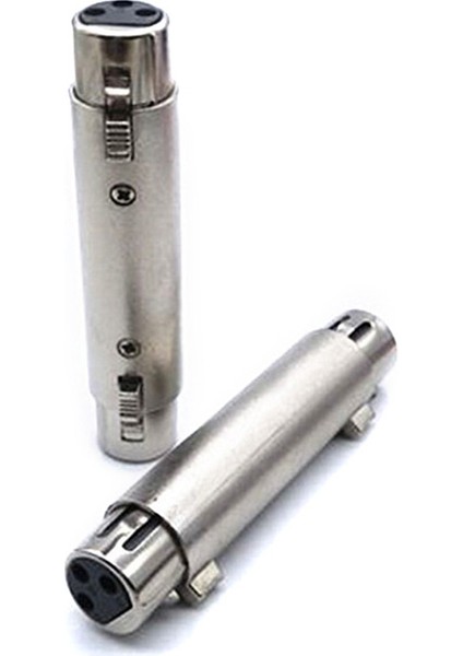 3-Pin Xlr Dişi - Dişi Mikrofon Mikrofon Kablosu Cinsiyet Değiştirici Adaptörünü Uzatın (Yurt Dışından)