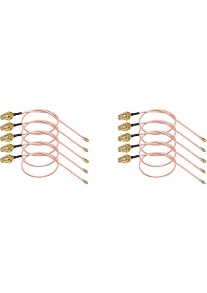 10 Adet Sma Konnektör Kablosu Dişi Ufl/u.fl/ıpx/ıpex Rf Veya Yok Konektör Koaksiyel Adaptör Düzeneği RG178 Pigtail Kablo (Yurt Dışından)