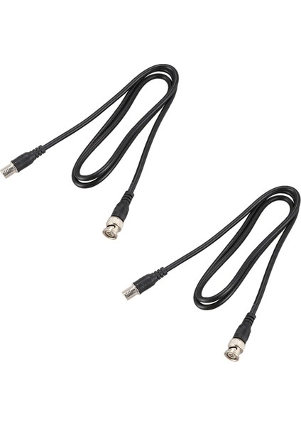 2x Bnc Erkek - Dişi Fiş Cctv Uzatma Koaksiyel Hat Kablosu 3.3ft Uzun Siyah (Yurt Dışından) fiyatları