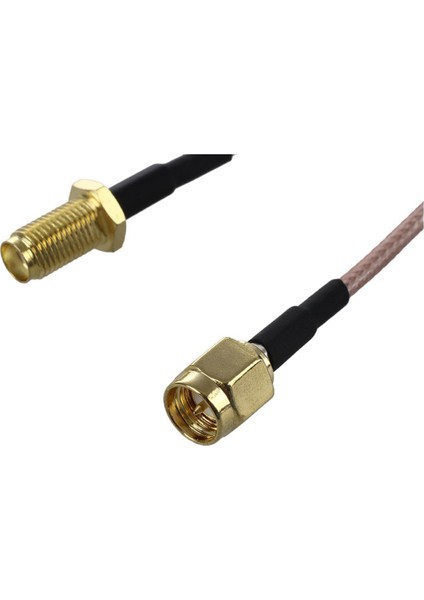 10X Sma Erkek - Sma Dişi Somun Bölme Kıvrımlı RG316 Koaksiyel Kablo Jumper Pigtail 15CM (Yurt Dışından)