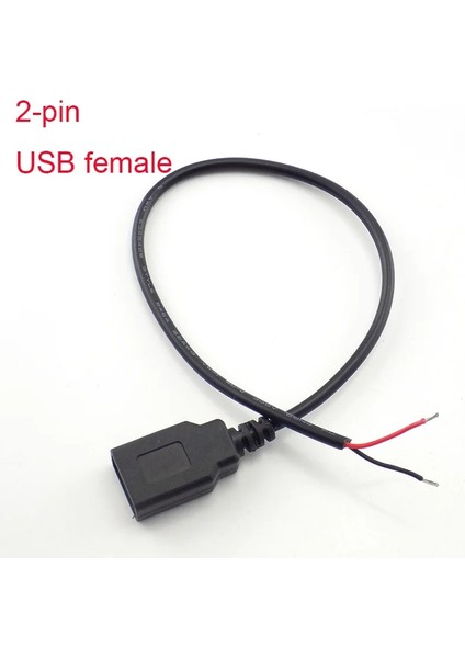 Ayak Kanepe 1m 2m 2 Pin 4 Pin USB 2.0 A Dişi Erkek Jack Güç Şarj Şarj Deta Kablo Kordonu Uzatma Tel Konektörü Dıy 5V Adaptör (Yurt Dışından)