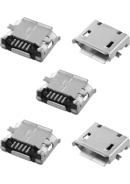 Adet USB Mikro Tip-B 5pin Dişi Jak Konnektörü Smt Soket Yüzey Montajı (Yurt Dışından)