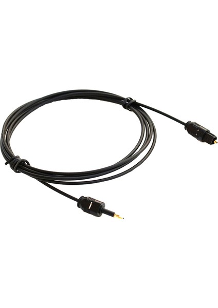 1.96FT Toslink Erkek - Mini Fiş 3.5mm Erkek Dijital Optik Spdıf Ses Kablosu (Yurt Dışından)
