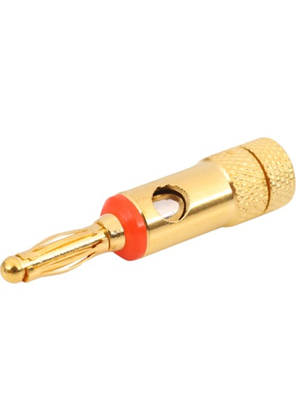 Hoparlör Banana Plugs-4x Banana Plug(2 Siyah, 2 Kırmızı)-Siyah&kırmızı&altın (Yurt Dışından) modelleri