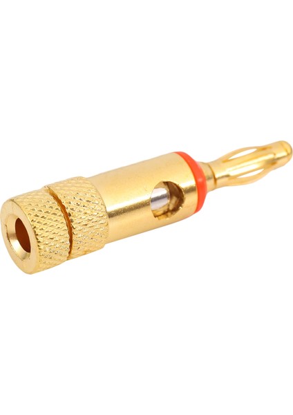 Hoparlör Banana Plugs-4x Banana Plug(2 Siyah, 2 Kırmızı)-Siyah&kırmızı&altın (Yurt Dışından) fırsatları