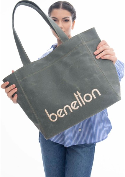 Benetton Kadın Kol Çantası Haki BNT1163