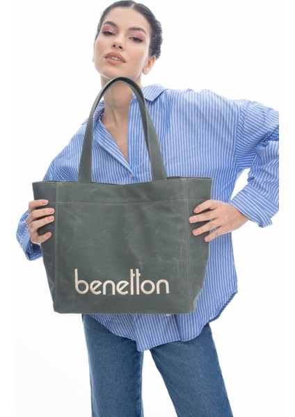 Benetton Kadın Kol Çantası Haki BNT1163 fiyatları