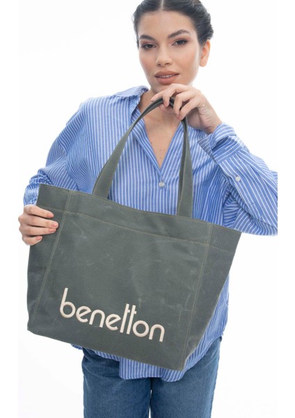Benetton Kadın Kol Çantası Haki BNT1163 modelleri