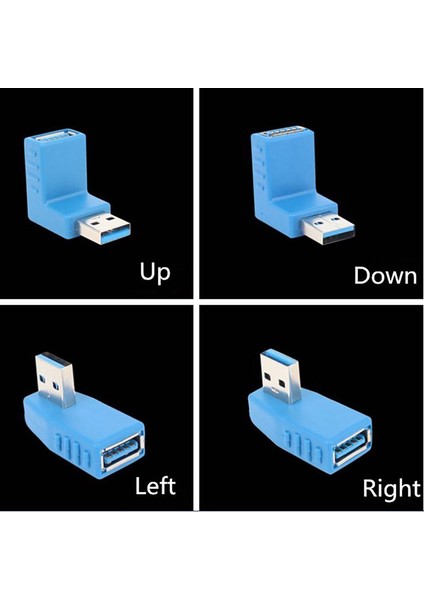 90 Derece USB 3.0 A Erkek - Dişi Adaptör Konnektör Açısı Uzatma Genişletici (Yurt Dışından) fiyatları