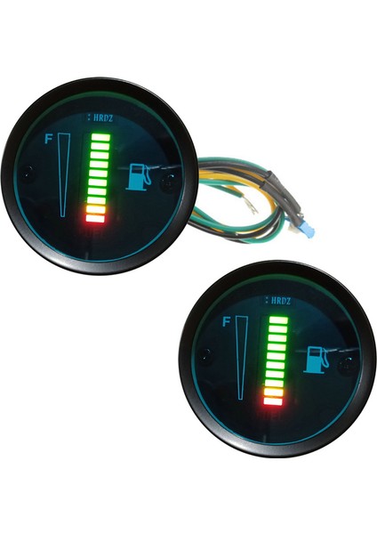 12 V/24 V Evrensel 52MM Araba Motosiklet Yakıt Seviyesi Ölçer Ölçer 8 LED Işık Ekran (Yurt Dışından) indirimleri