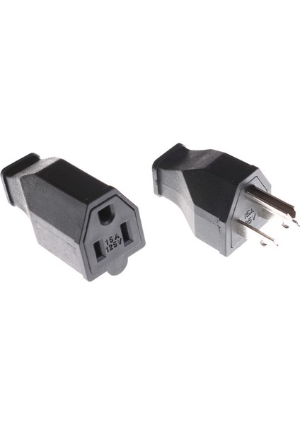 Ac 125V 15A 3 Pin Güç Kablosu Konektörü Abd Tak Dönüştürücü Yüksek Performans 0 0 0 0 0 (Yurt Dışından)